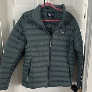 Patagonia Men’s Clement Blue Down Sweater